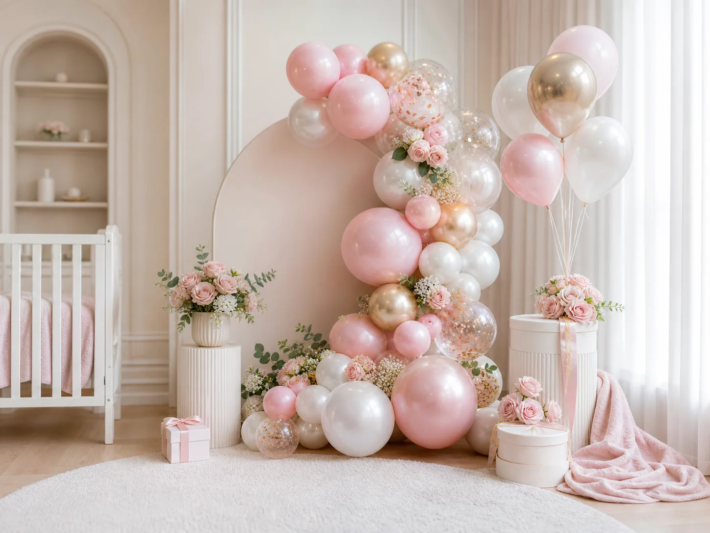 Baby girl - balony i dekoracje Balony Miłość