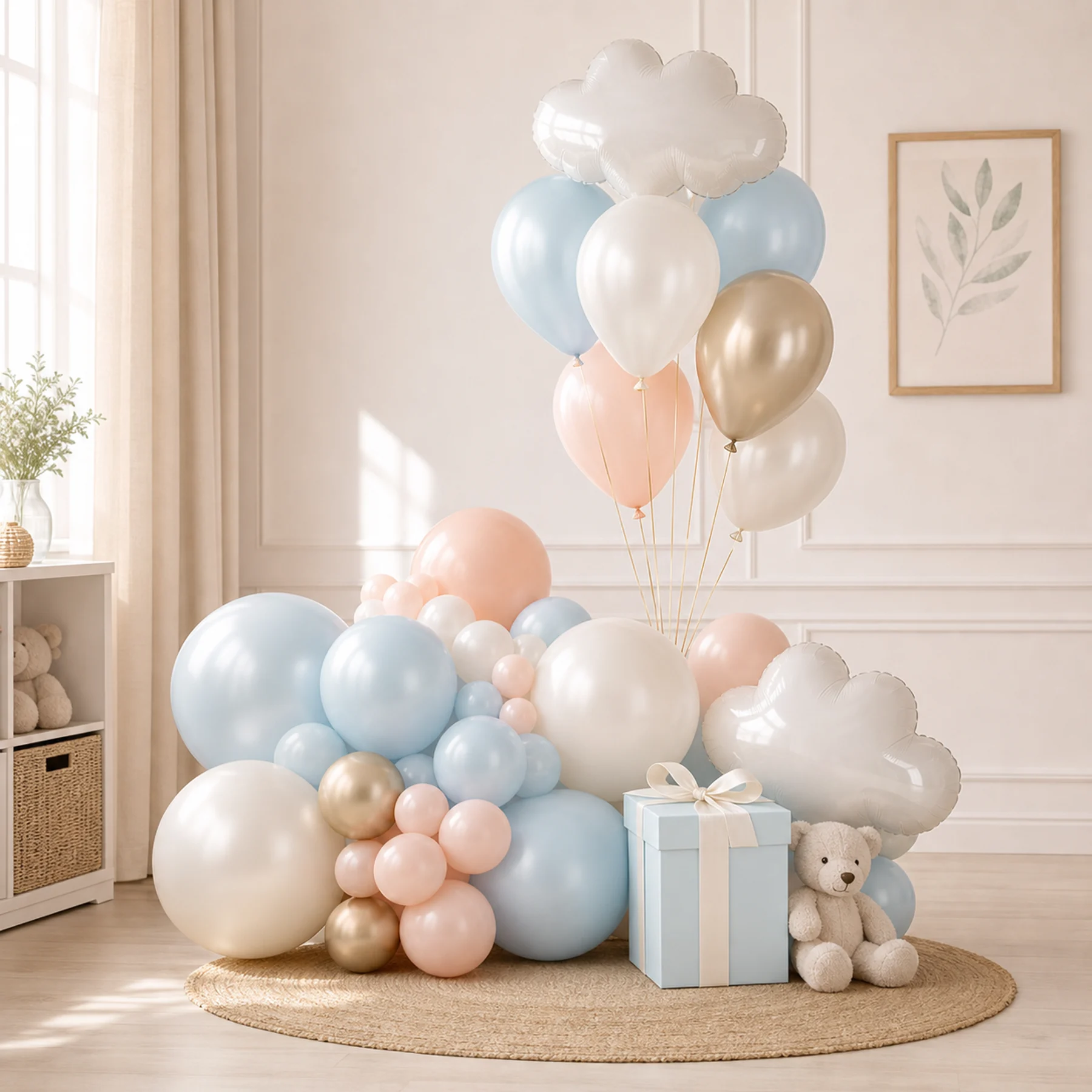 Baby shower pastel